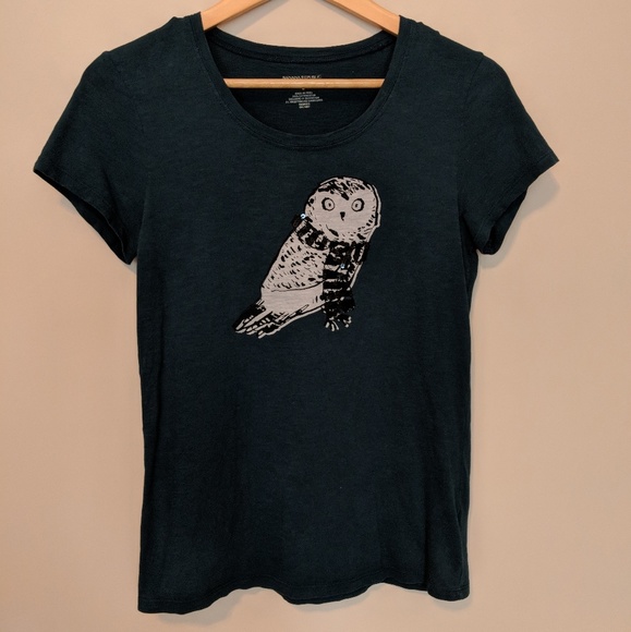Banana Republic Tops - Banana Republic Teal Owl Tee